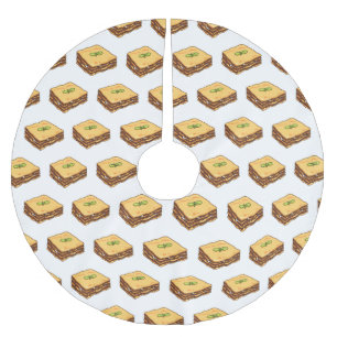 Lasagna cartoon illustratie kerstboom rok