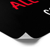 Lasagne Diner rood Fundraiser Banner Poster (Hoek)