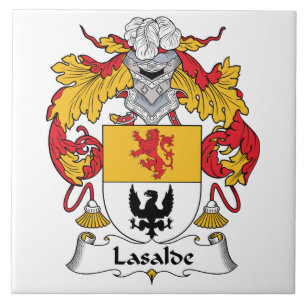 Lasalde Family Crest Tegeltje