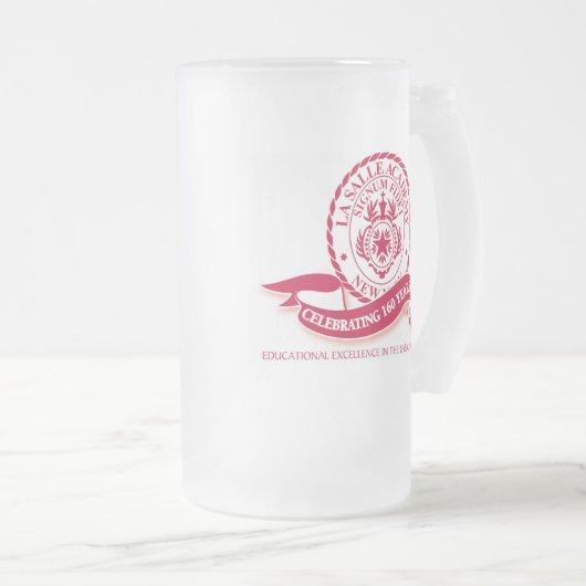 Lasalle Academy Frosted Mok (Voorkant rechts)