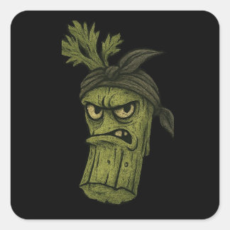 Lasanghetti's Stalky D Vierkante Sticker