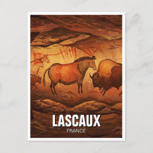 Lascaux Cave Dordogne Frankrijk Reizen Briefkaart