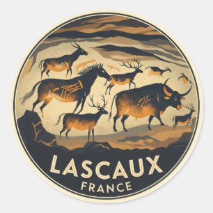 Lascaux Cave Dordogne Frankrijk Reizen Ronde Sticker