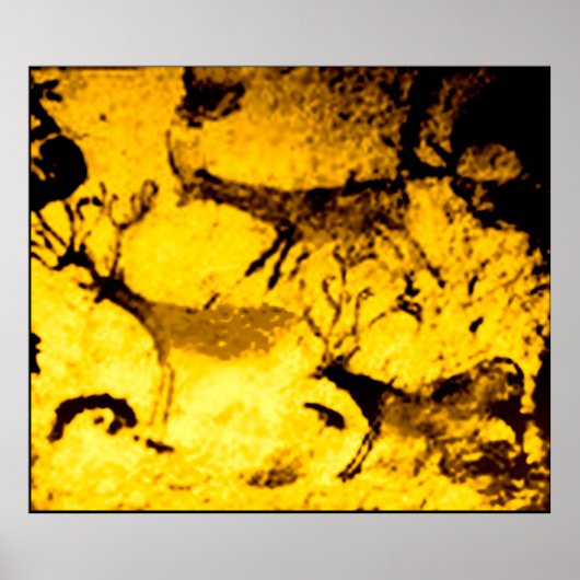 Lascaux Deer Herd Poster (Voorkant)
