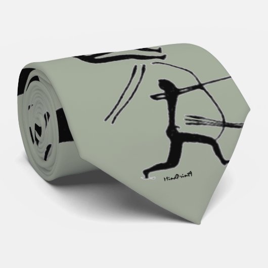 Lascaux Deer Stropdas (Opgerold)