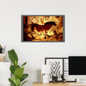 Lascaux Horse Poster (Thuiskantoor)