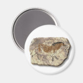 Lascaux Horse stone Magneet (Voorkant / Achterkant)