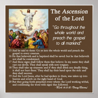 L'Ascension de notre Affiche du Seigneur