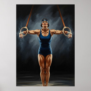 L'ASCENSION GYMNIQUE (De Gymnastische Ascentie) Poster