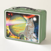 Laser-Cat Mossbody Metalen Lunchbox (Achterkant)