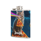 Laser Cat Pizza Party Heupfles (Links)