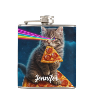 Laser Cat Pizza Party Heupfles