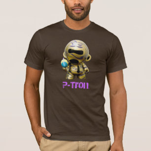 Laser de P-Tron - T-shirt Brown