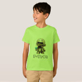 Laser de P-Tron - T-shirt vert (Devant entier)