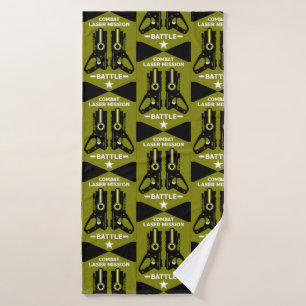 Laser Label Combat Mission Kinder Badhanddoek