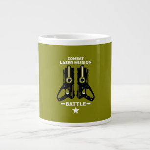 Laser Label Combat Mission Kinder Extra Grote Beker