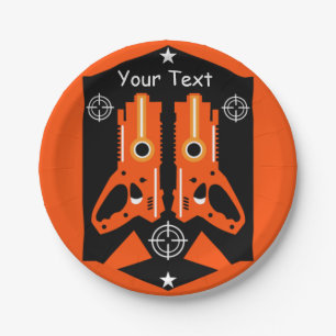 Laser Label Combat Mission Kinder Papieren Bordje