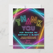 Laser Label Hartelijk dank | Meislaserpartij bij h Bedankkaart (Voorkant)