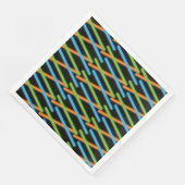 Laser Label Party Neon Servet (Hoek)