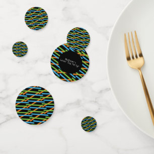 Laser Label Party Table Confetti Birthday Decor