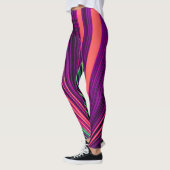 Laser Lights Leggings rose et violet (Gauche)