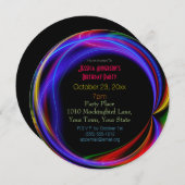 Laser Neon Lights Kaart (Voorkant / Achterkant)