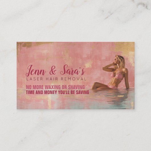 Laser ontharing visitekaartjes (Voorkant)