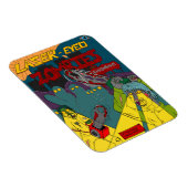 Laser-oyed Zombies met kettingzagen Magnet Magneet (Rechterzijde)