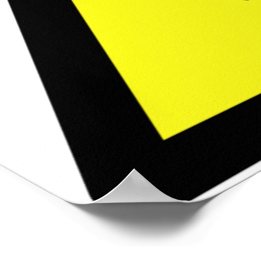 Laser_Radiatie Poster (Hoek)