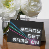 Laser Tag Neon Verjaardagsfeestje Bedankkaart