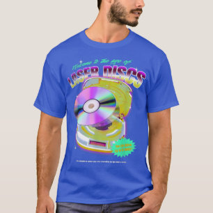 LaserDisc Movie Night Video  80s 90s Tech M T-shirt