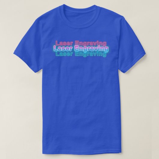 Lasergravure T-shirt (Design voorkant)
