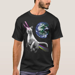 Laserkat in de ruimte - Kattenastronaut voor PLA T-shirt