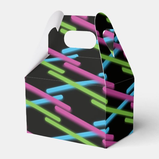 Laserkleurige Label Glow-draagtas Bedankdoosjes (Achterkant)