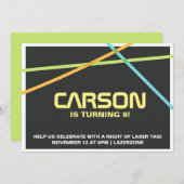 LaserLabel Uitnodigen Kaart (Voorkant / Achterkant)