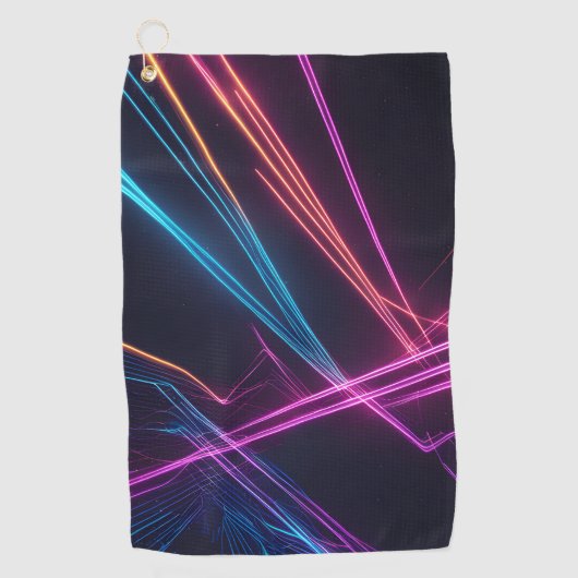 laserlichten golfhanddoek (Voorkant)