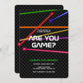 Laserpartij Label Kaart (Voorkant / Achterkant)