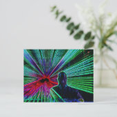 Lasers sur carte postale DJ (Debout devant)