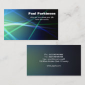 lasers visitekaartje voor elektriciteitstechniek (Voorkant / Achterkant)