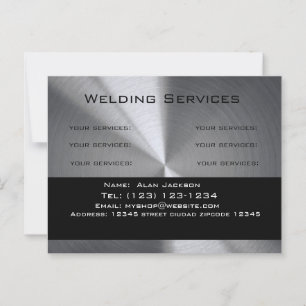 Laserservice Zakelijke kaart bewerkbaar