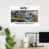 LASH - affiche (graffiti (art...) (Bureau à domicile)