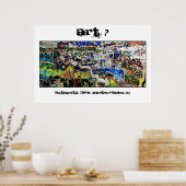 LASH - affiche (graffiti (art...) (Cuisine)