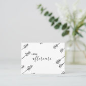 Lash Aftercare Card Visitekaartje (Staand voorkant)