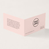 Lash Aftercare Instructions & Appointment Reminder Visitekaartjes (Buitenkant)