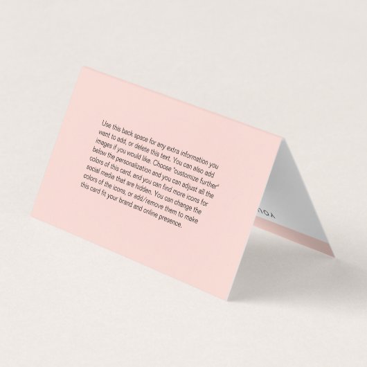 Lash Aftercare Instructions & Appointment Reminder Visitekaartjes (Achterkant)