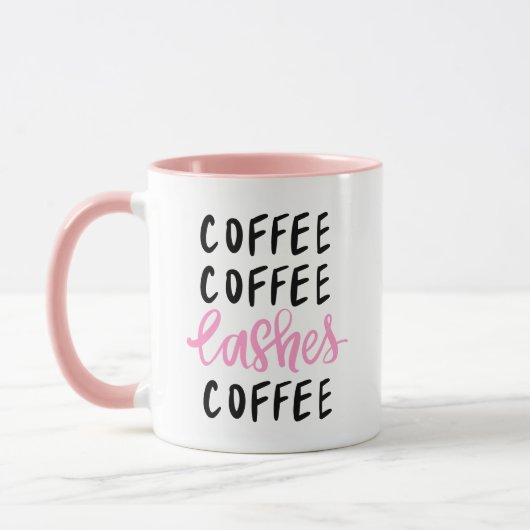 Lash Artist Coffee Cup, Lash Technicia Coffee Cup Mok (Links)