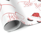 Lash Boss Santa Lashes Cadeaupapier (Rol Hoek)