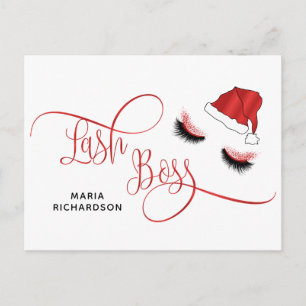 Lash Boss Santa Lashes Christmas Briefkaart