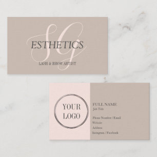 Lash / Brow artiest visitekaartjes