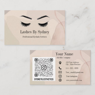 Lash / Brow tech Carte de visite